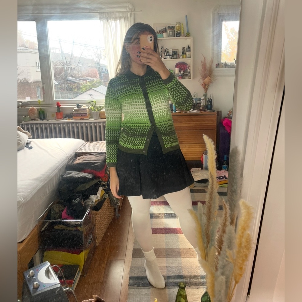United Colors Of Benetton Vintage Green  Women's Cardigan